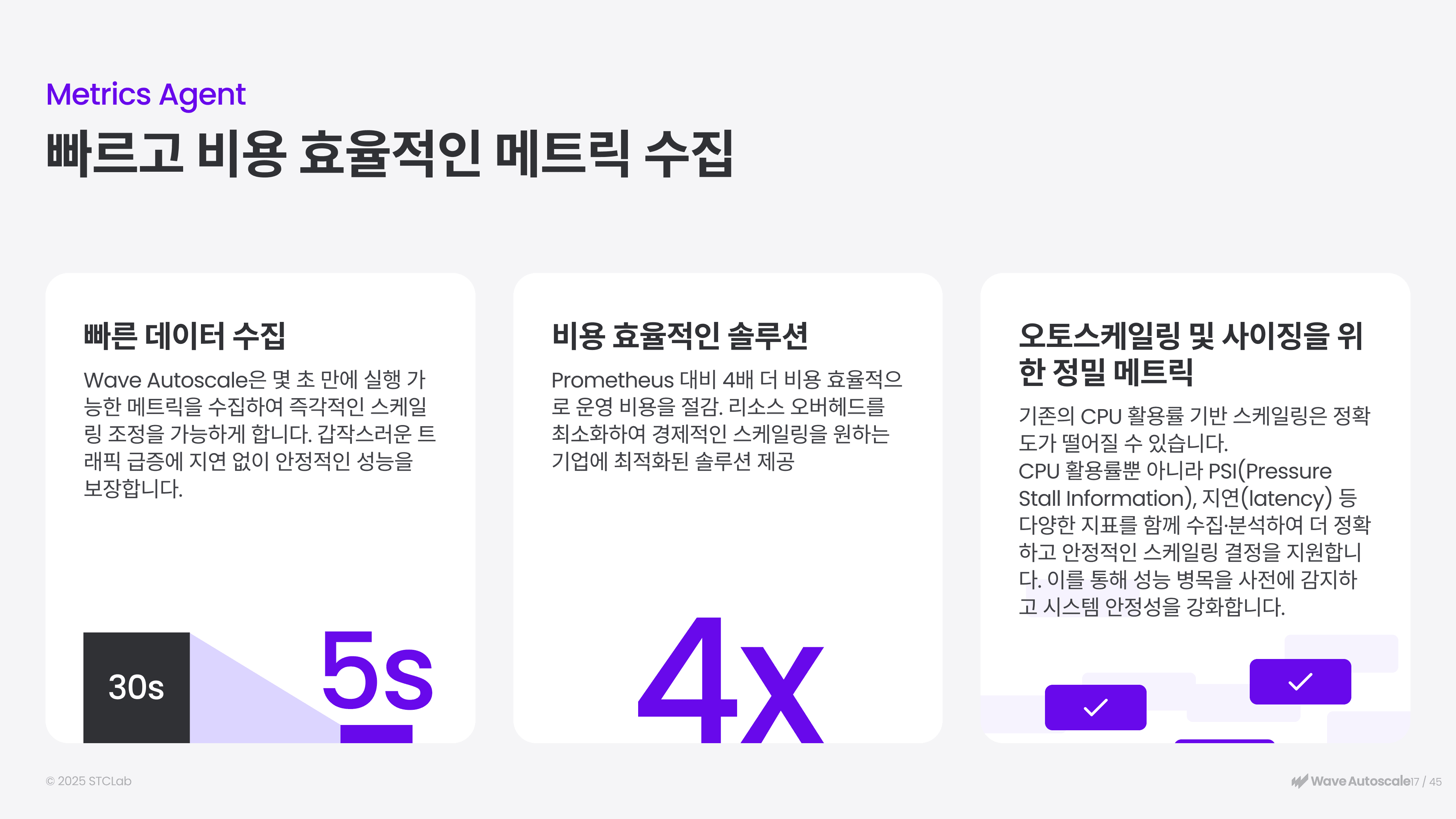 WA Metrics Agent (고속, 저비용 메트릭 수집)