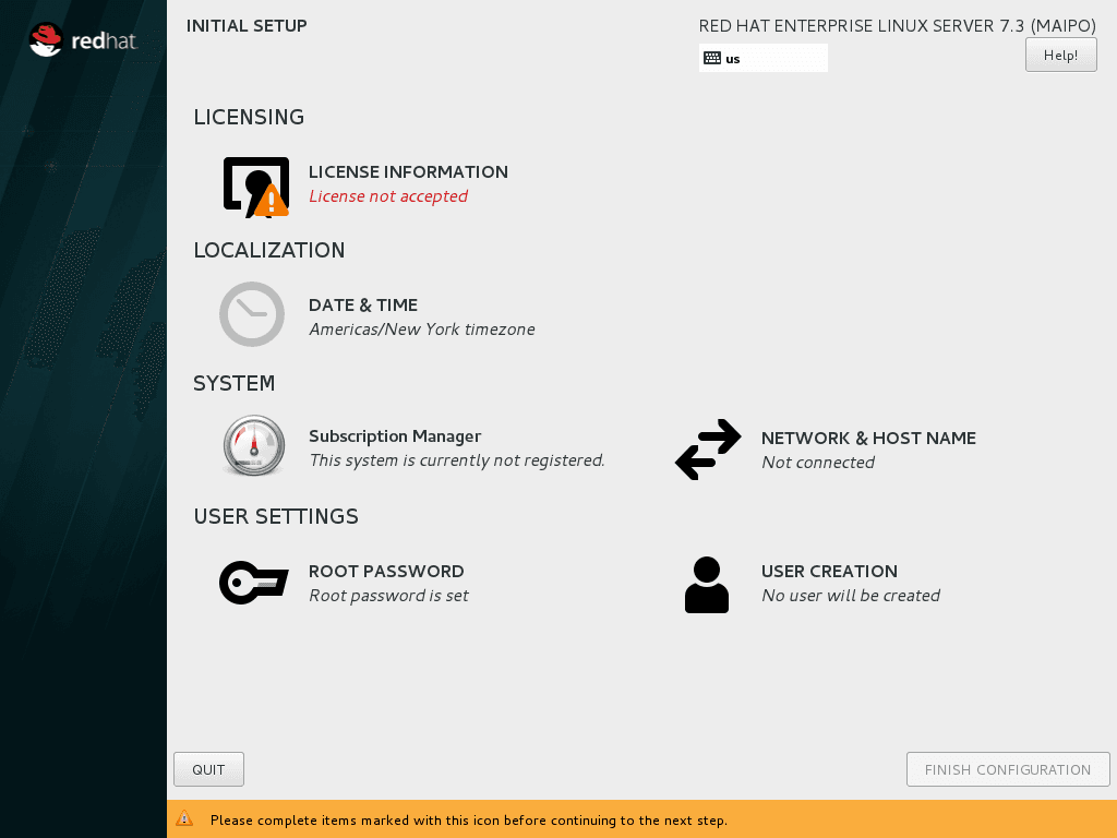 Red Hat Enterprise Linux Server