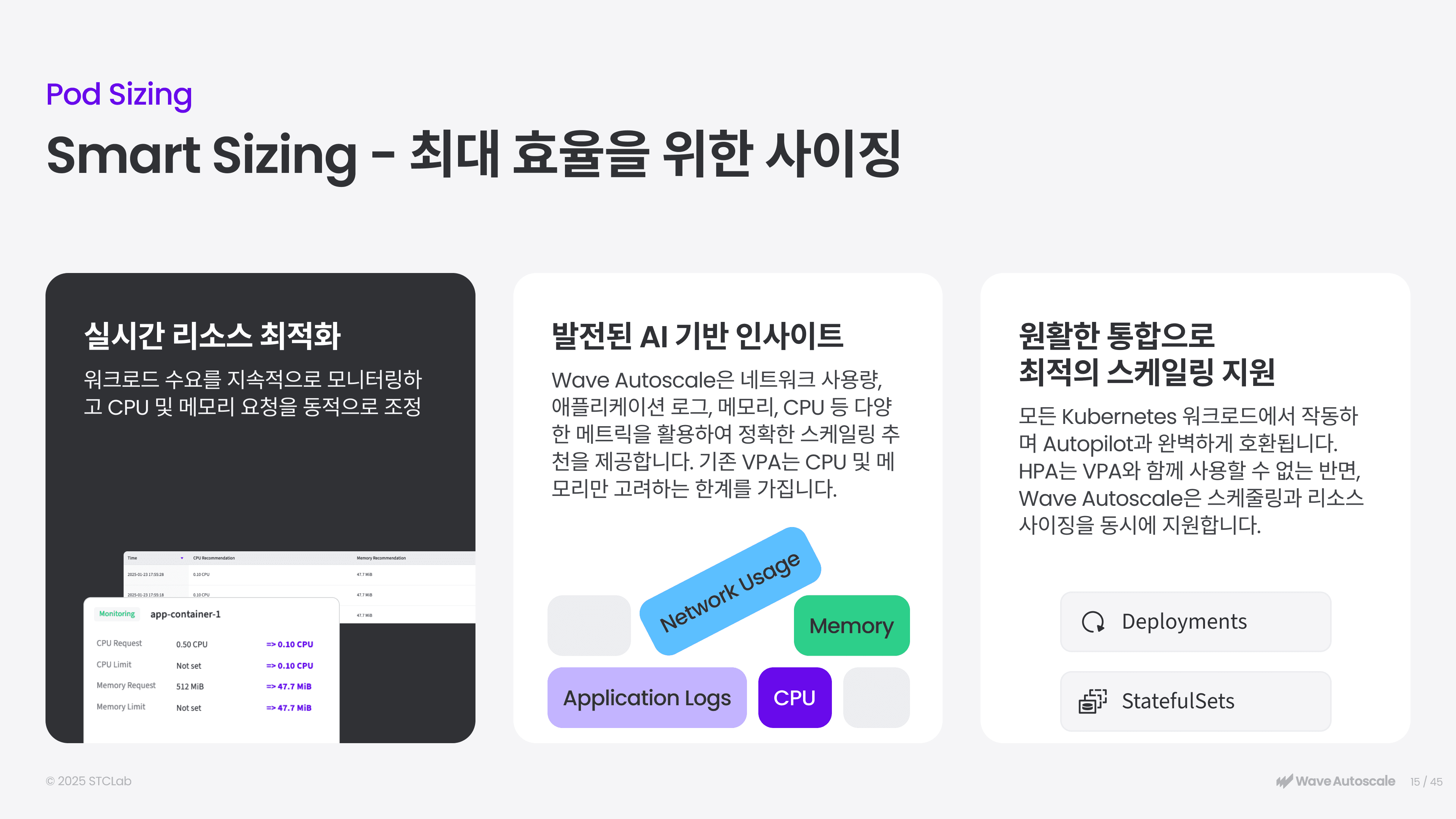 Smart Sizing (실시간 컨테이너 사이징)